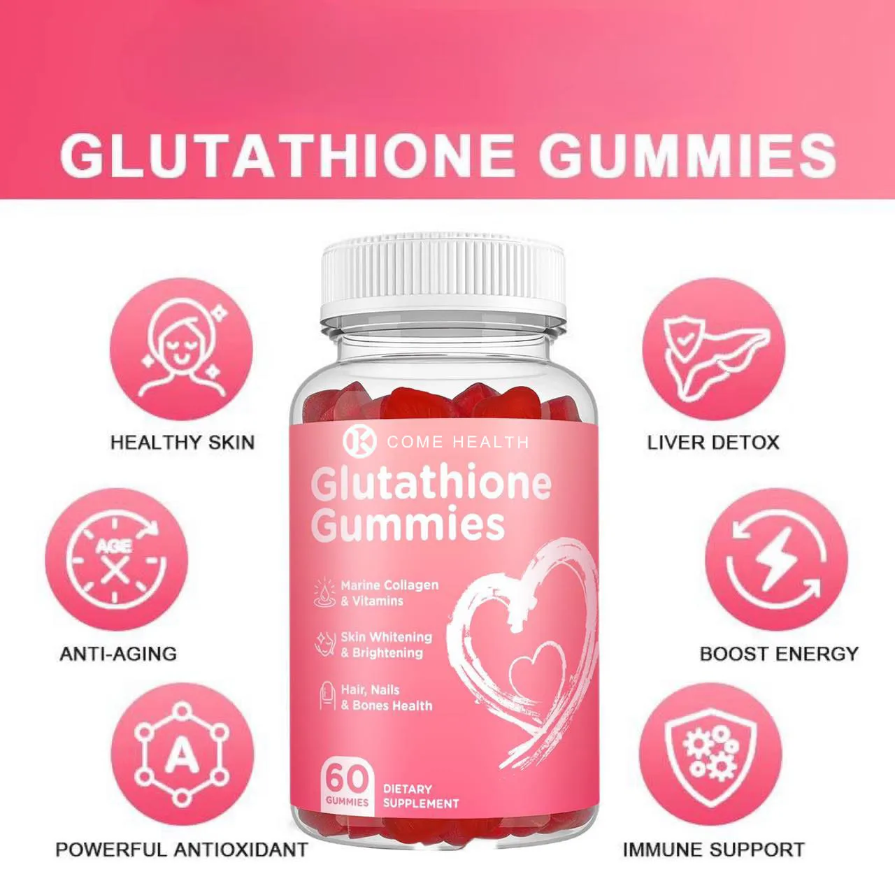 Bulk Supplements Glutathione, Private Label Glutathione Gummy-3