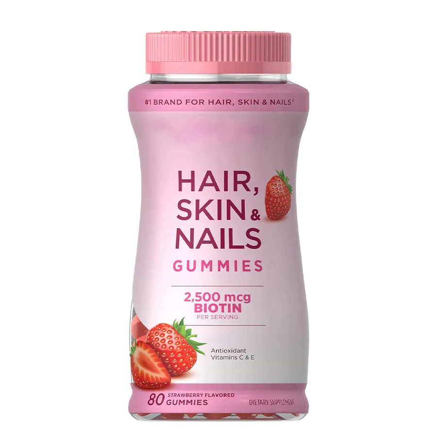 Private Label Biotin Gummies Wholesale For Hair, Skin, Nails-3